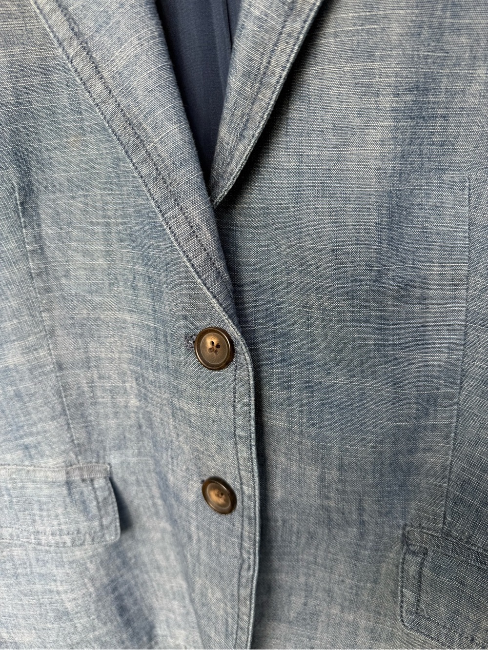 J.Crew Schoolboy Blazer Blue Chambray
Cotton Button Front Women’s Size 10 - Picture 4 of 12